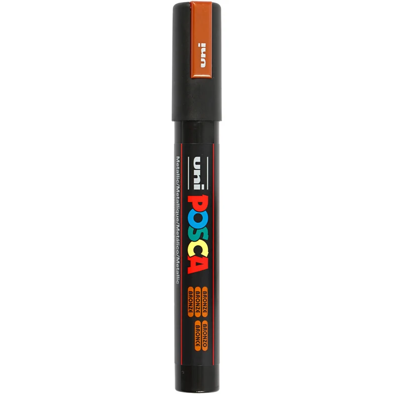 Posca Marker , nr. PC-5M, spets 2,5 mm, Medium, bronze, 1 st. [HOB-276820]