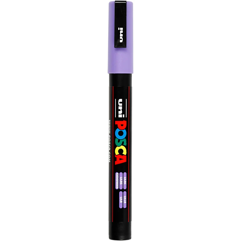 Posca Marker , nr. PC-3M, spets 0,9-1,3 mm, Fine, syren, 1 st. [HOB-274058]