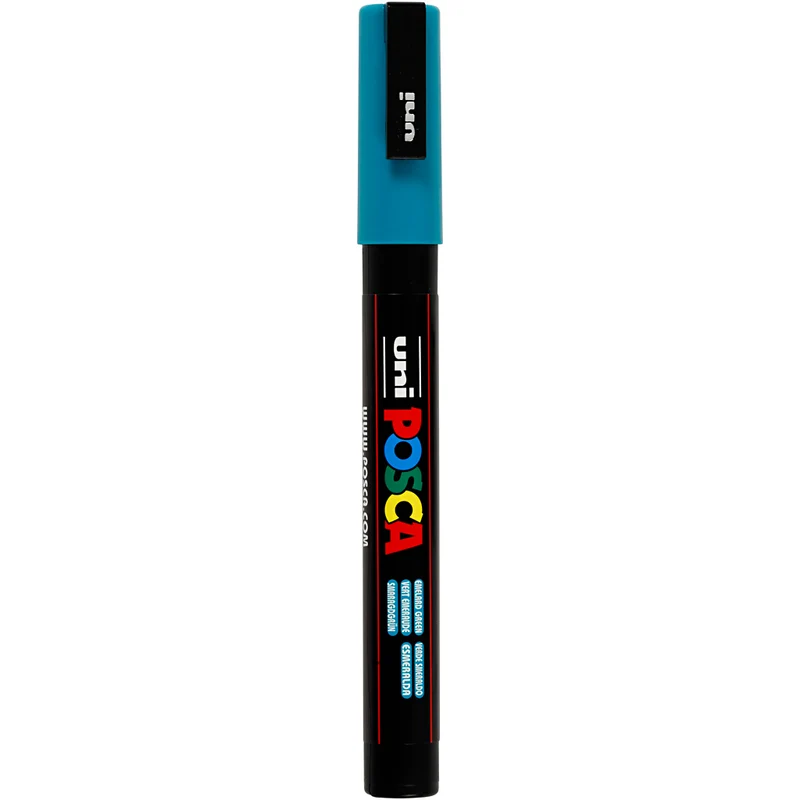 Posca Marker , nr. PC-3M, spets 0,9-1,3 mm, Fine, smaragdgrön, 1 st. [HOB-274016]