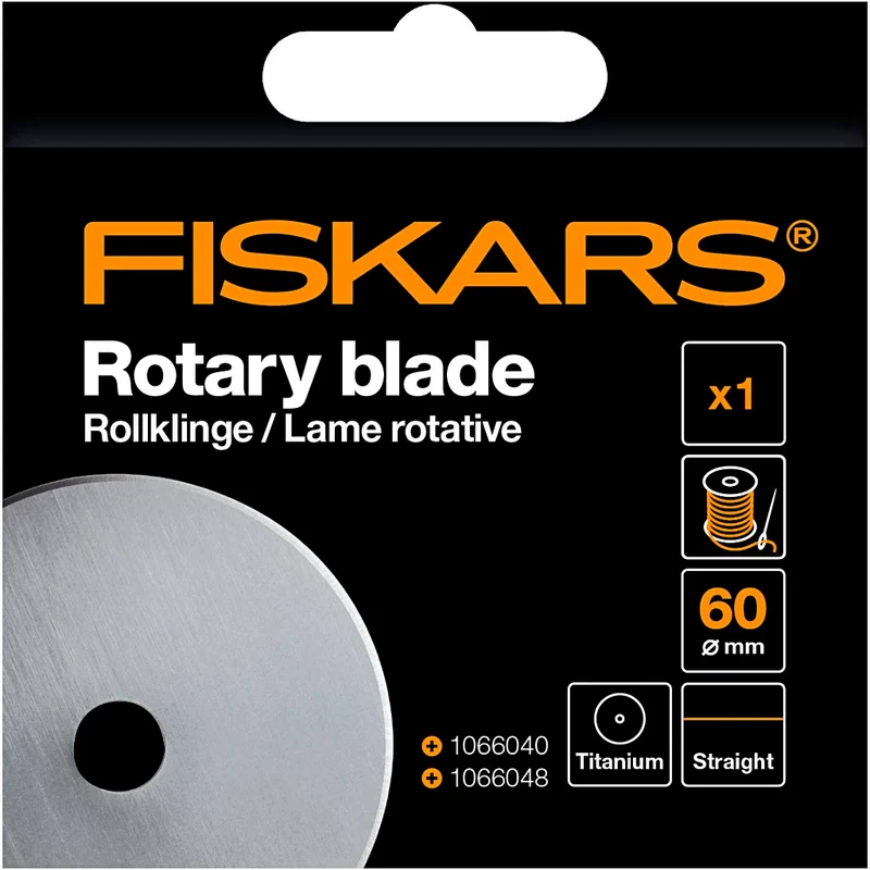 Fiskars Knivblad till rullkniv, Dia. 60 mm, 1 st. [HOB-5895]