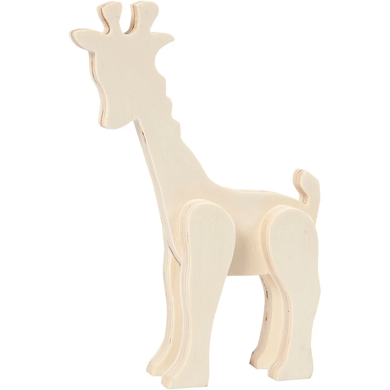 Djurfigurer, giraff, H: 19 cm, B: 14 cm, 1 st. [HOB-57915]