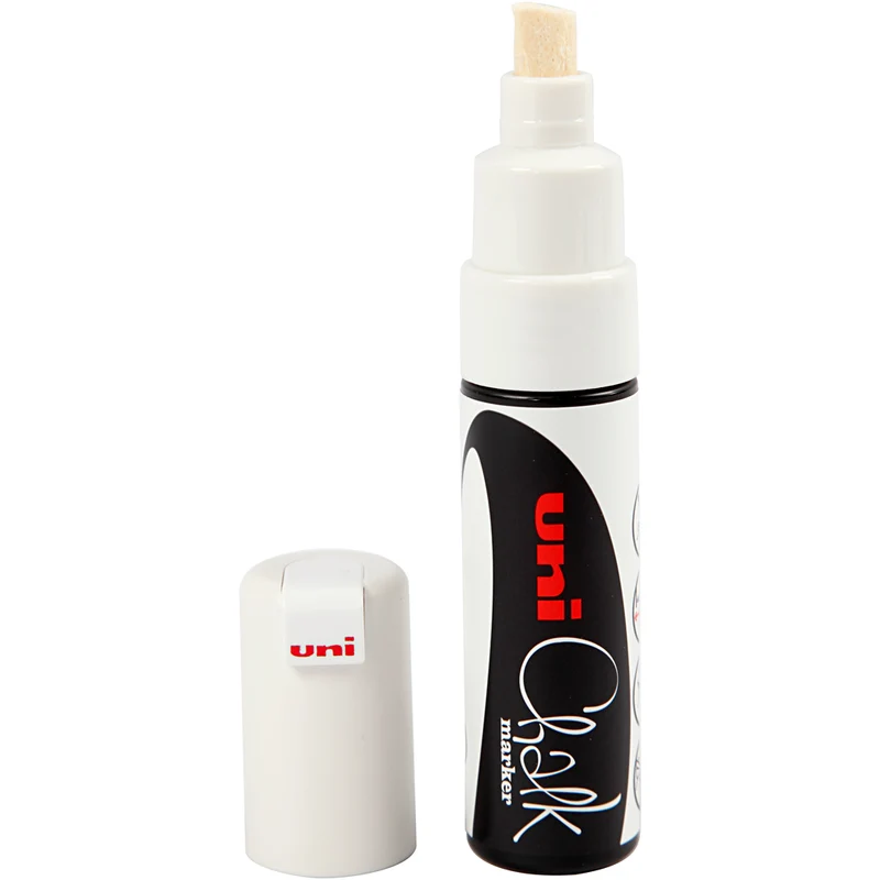 Chalk Marker, spets 8 mm, vit, 1 st. [HOB-279911]