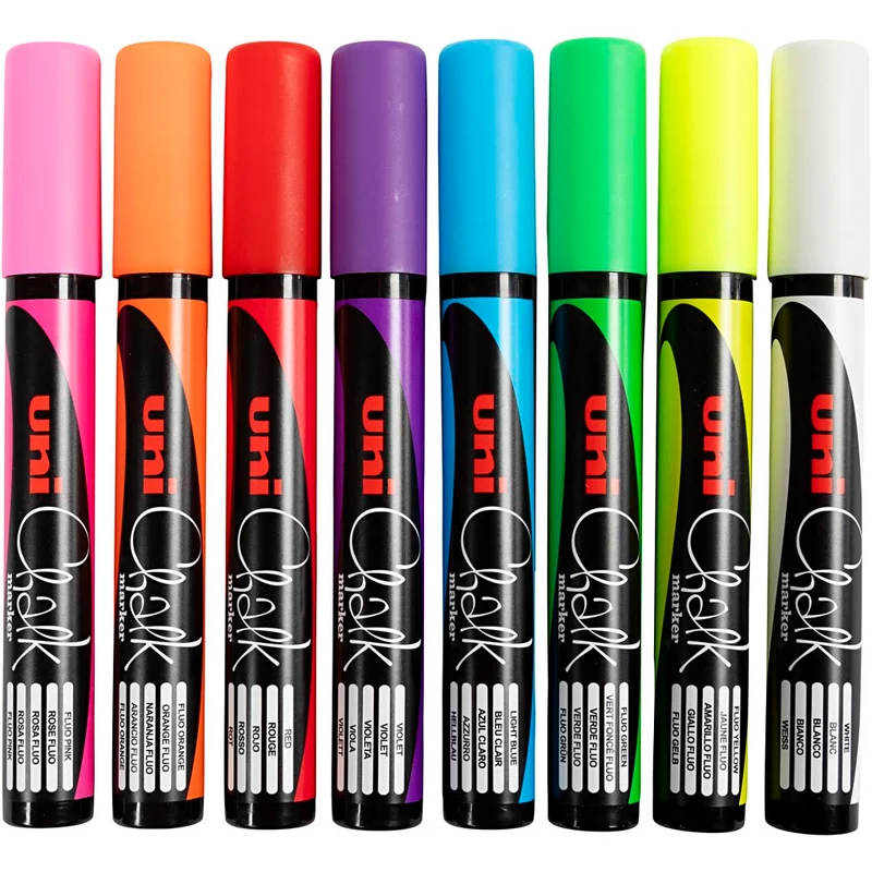 Chalk Marker, spets 1,8-2,5 mm, 8 st./ 1 förp. [HOB-279908]