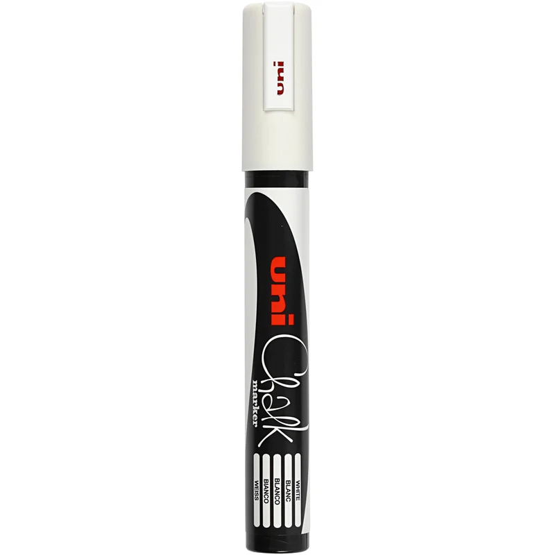 Chalk Marker, spets 1,8-2,5 mm, vit, 1 st. [HOB-279901]
