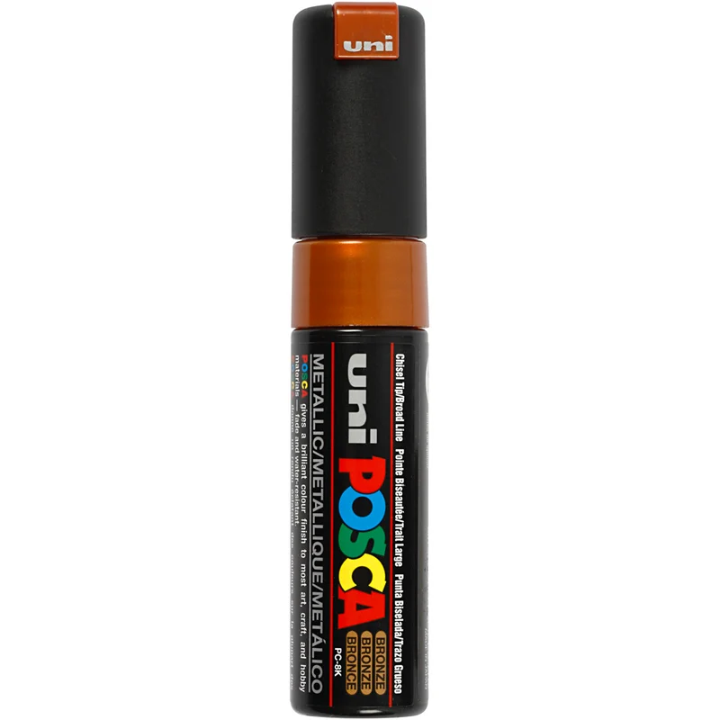 Posca Marker , nr. PC-8K, spets 8 mm, Broad, bronze, 1 st. [HOB-278820]