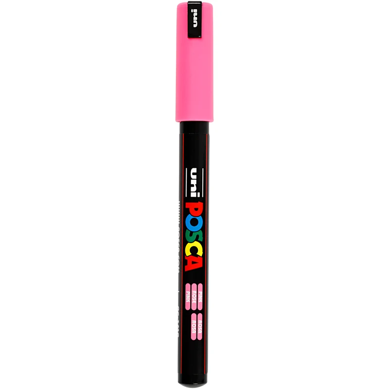 Posca Marker , nr. PC-1MR, spets 0,7 mm, extra fine, rosa, 1 st. [HOB-272056]