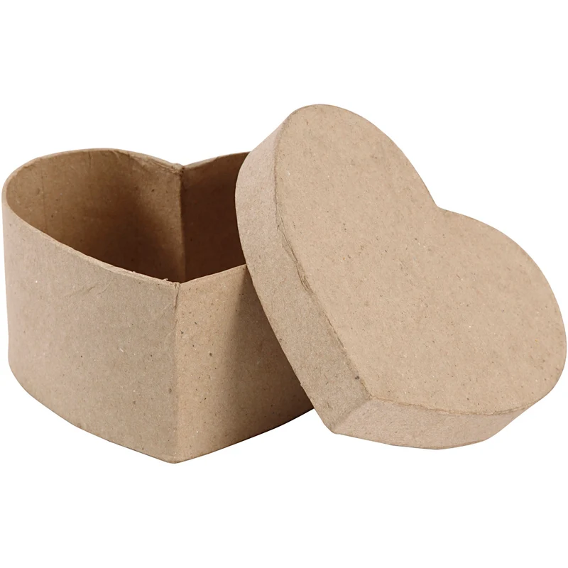 Hjärtask, H: 6 cm, stl. 11,5x11,5 cm, 1 st. [HOB-27182]