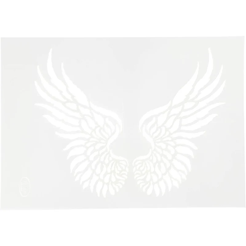 Stencil, vingar, A4, ark 210x297 mm, 1 st. [HOB-26970]
