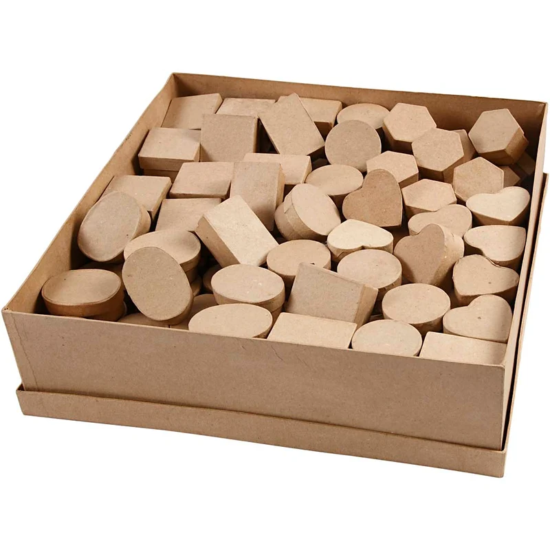 Miniaskar, H: 3 cm, Dia. 4-6 cm, 144 st./ 1 förp. [HOB-26800]