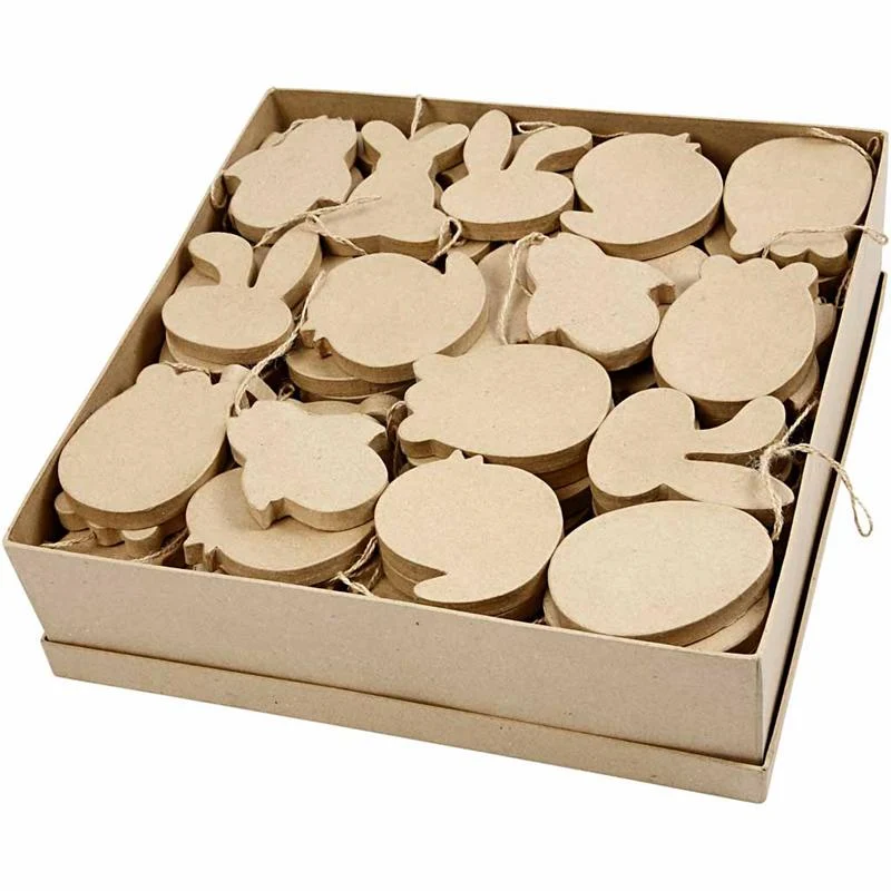 Påskdekorationer, H: 10 cm, tjocklek 12 mm, 114 st./ 1 förp. [HOB-26791]