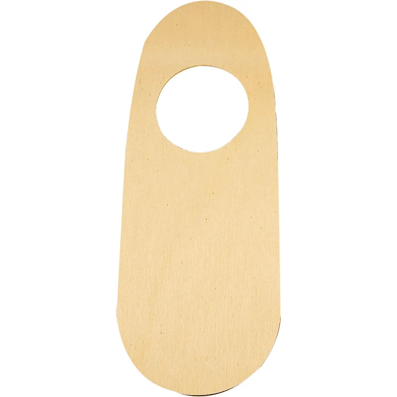 Dörrskylt med hål, stl. 10x25 cm, 10 st./ 1 förp. [HOB-577091]