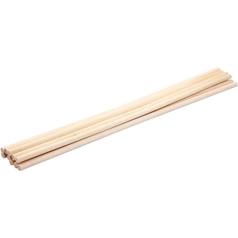 Rundstavar, L: 30 cm, Dia. 6 mm, 10 st./ 1 förp. [HOB-57651]