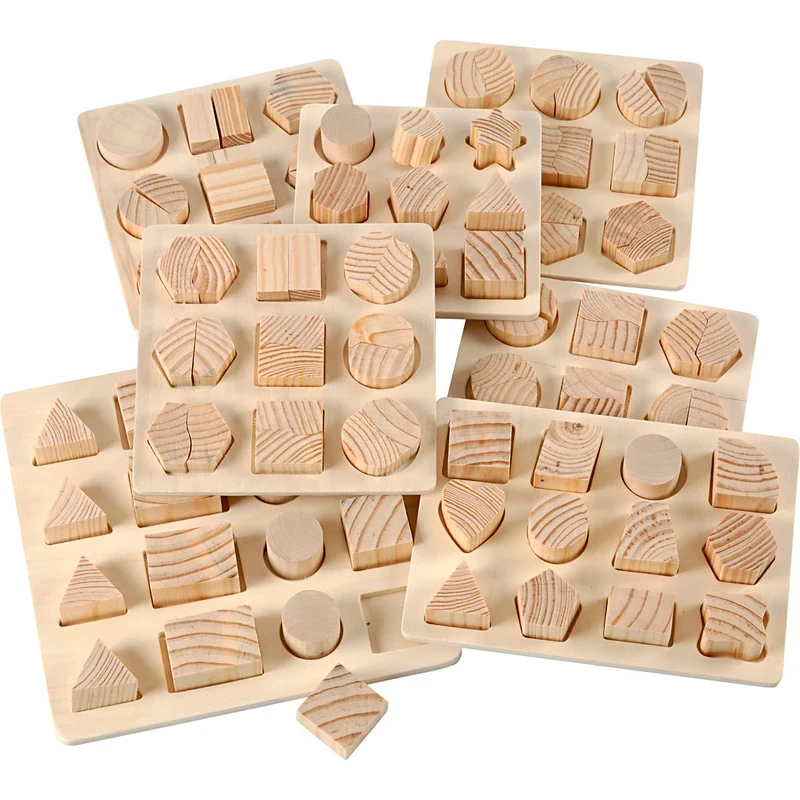 Pussel, stl. 12,5x12,5-19,5x19,5 cm, 7 st./ 1 förp. [HOB-57618]