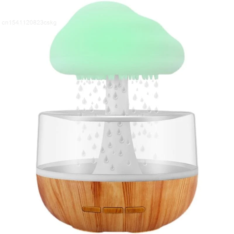 Rain Cloud Mushroom Air Humidifier Night Lamp