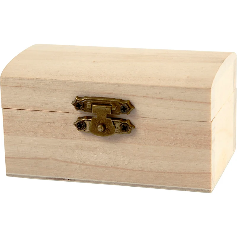 Skattkista/smyckeskrin, D: 4,9 cm, L: 9 cm, B: 5,2 cm, 10 st./ 1 förp. [HOB-57471]