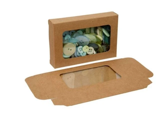 Papperslådor med Fönster 7x2,1x10,3cm (25 st) [WKRG317]
