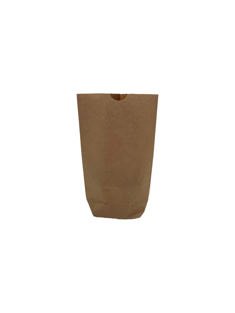 Kraftpåsar med sexkantsbotten (innehåll 0,5 kg) 14x22cm - 1-lagig 70 grs (100 st) [PAK1412]