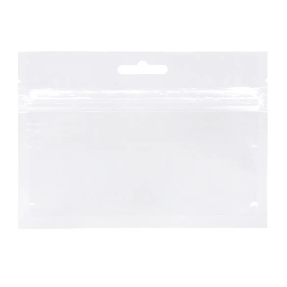 Blixtlåspåsar med Eurohål 15,2x7,6cm laminerade (100 st) [HZB63]