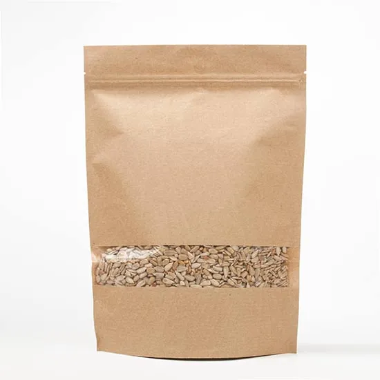 Stå upp påsar Kraft 21x9x29cm | 510 gram (100 st) [ZBGW5K]