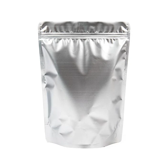Stå upp påsar Silver 21x9x29cm | 510 gram (100 st) [ZBGM5S]