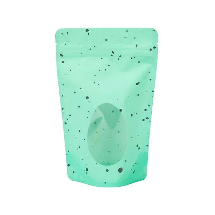 Stå upp påsar Mintgrönt späckat ägg 13x7,9x20,6 cm (25 st) [ZBGSW3ER]