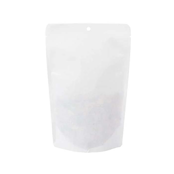 Stand Up Pouch Kraft White Eco-fiendly 14,9x8,9x23,2 cm (100 pieces) [SUPEK7W]