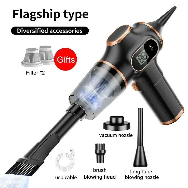 Handheld Wireless Vacuum Cleaner – 9500000Pa, Cordless, Car & Home