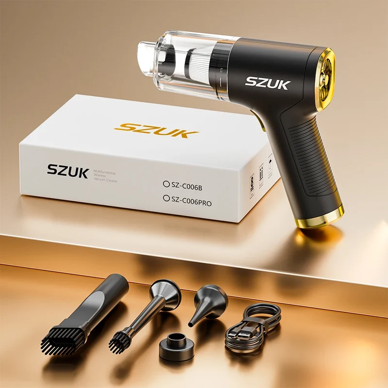 SZUK Mini Cordless Vacuum Cleaner 2025 – 780000Pa, Handheld, Car & Home, Blower