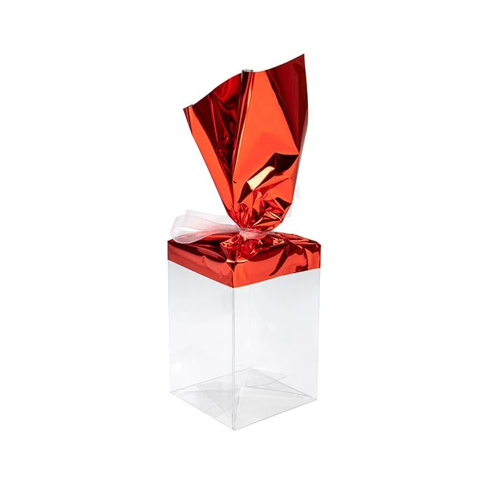 Folieöverdrag Metallic röd 22,9x43,2 cm (25 st) [MT3R]
