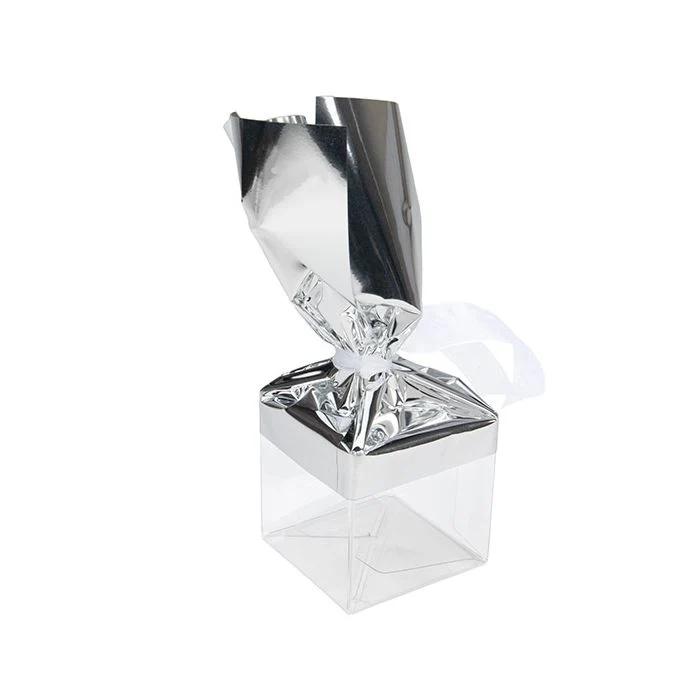 Folietopper Metallic Silver 12,7x22,9 cm (25 st) [MT1S]