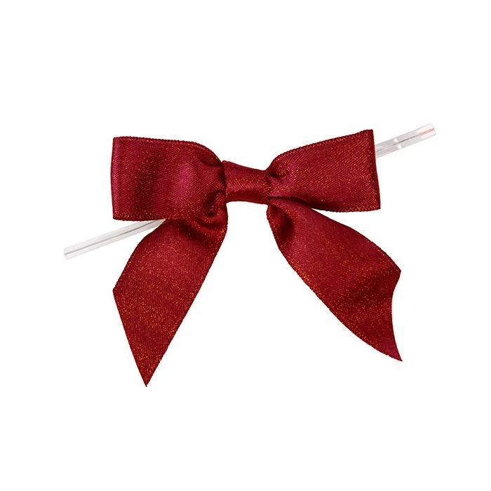 Bågar förbundna Metallic Scarlet 8,9 cm (25 st) [MBOWSC]
