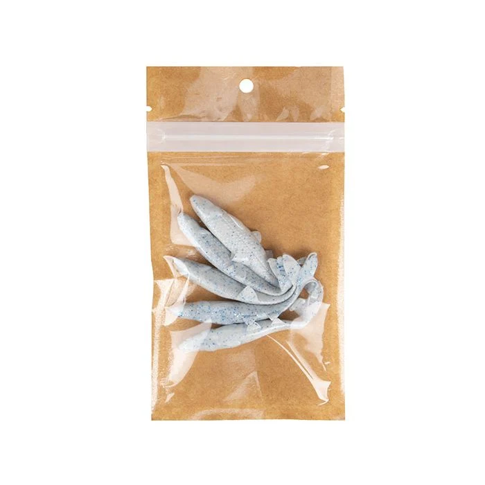 Miljövänliga Blixtlåspåsar Kraft 7,6x11,4 cm (100 st) [HZBBE3KC]