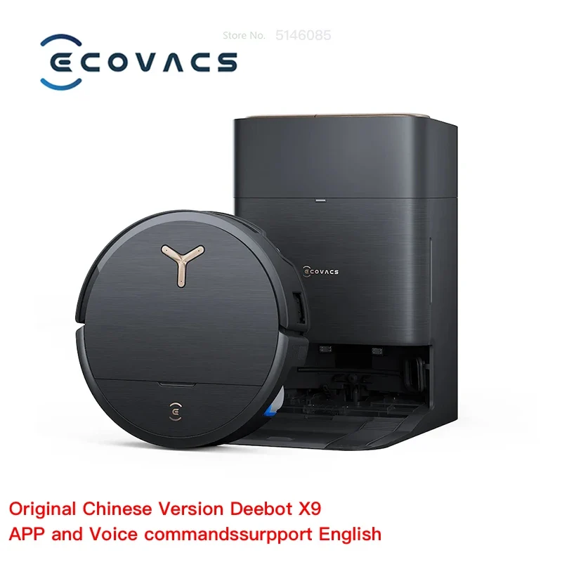 Ecovacs Deebot X9 Robot Vacuum Cleaner – 16,600PA Suction | CN Version | EU/US/UK/AU
