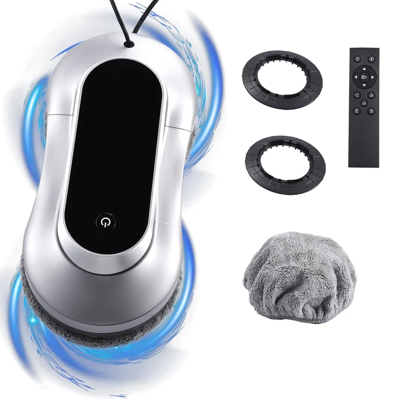 Intelligent Automatic Window Cleaner Robot – Water Spray, Remote Control, Vacuum Suction | Glass & Mirror Cleaning