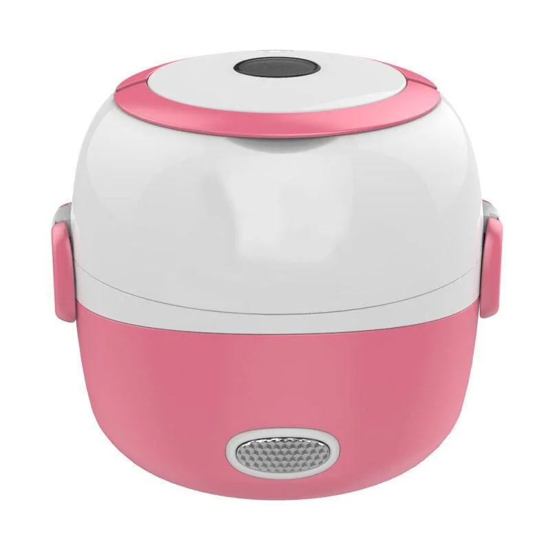 Electric Heating Lunch Box – 2L, 1-3 Layer, Portable Bento Box Rice Cooker, 200W Stainless Steel | 110V | US/EU/UK
