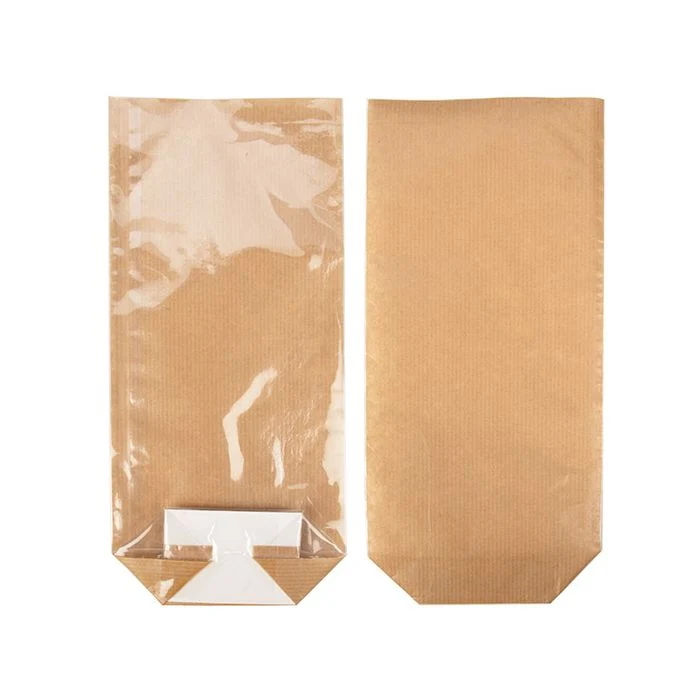 Kraft Blockbottnar med botten och pappersinsats 7x5,1x25,4 cm (100 st) [FGKB17]