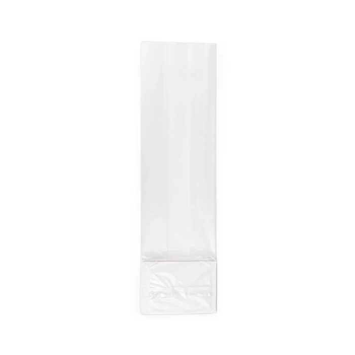 Blockbottenpåsar med pappersinsats frostat 7x5,1x25,4 cm (100 st) [FFGPB17]