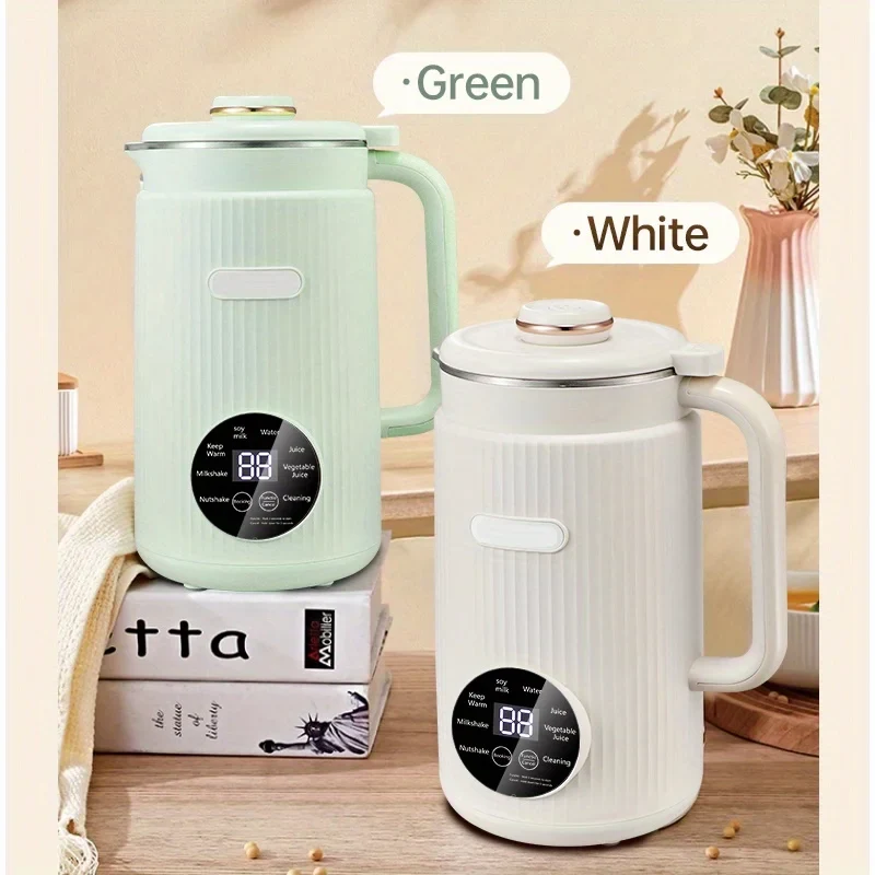 8-in-1 Automatic Nut Milk Machine & Coffee Maker – 40oz, Self-Cleaning, Delay Start, Keep Warm
