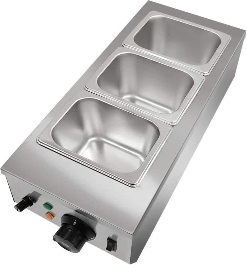 Chocolate Melting & Tempering Machine – 2/3 Tank Stainless Steel with Lid