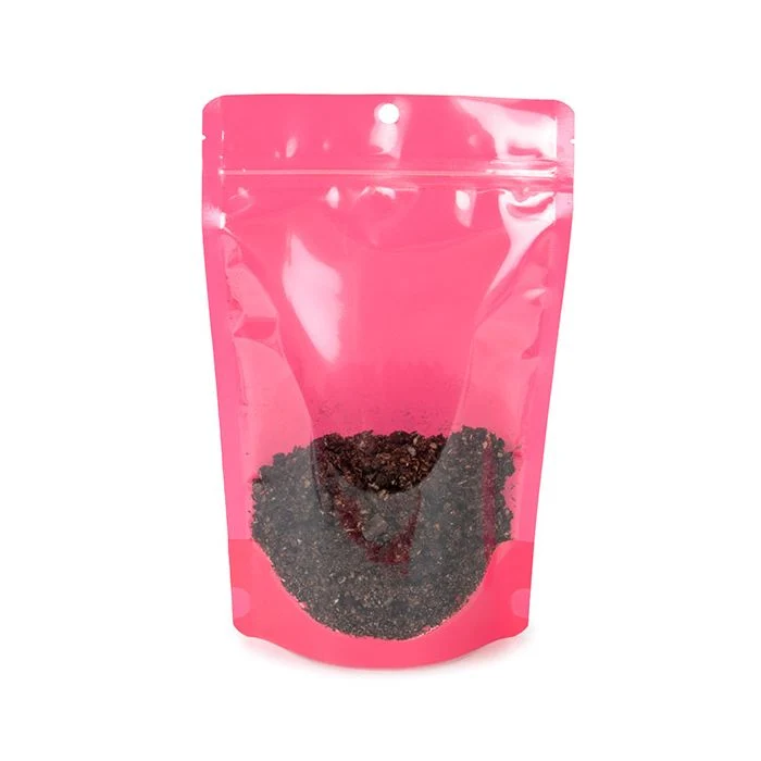 Stå upp påsar Neon Pink 14.9x8.9x23.2 cm med hängande hål (100 st) [ZBGN7PK]