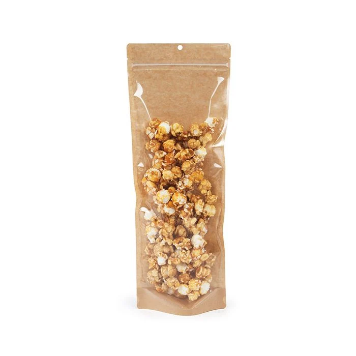 Kraft Stå upp påsar 14x6x38.1 cm (100 st) [ZBGKC2N]