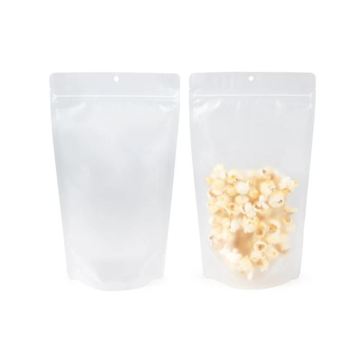 Stå upp påsar Frosted w/ RETAIN™ 17.1x8.9x28.6 cm (100 st) [ZBGERR4F]