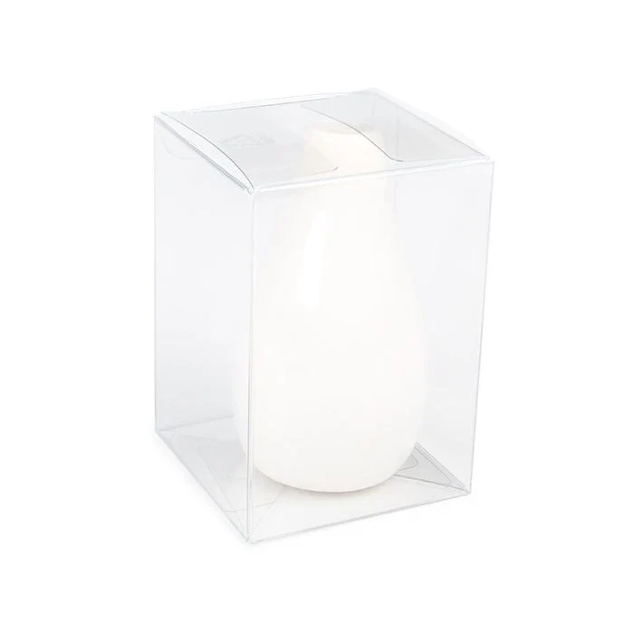 rPET Crystal Klart Pop & Lock Box 6,4x6,4x9,2 cm (25 st) [PLB140R]