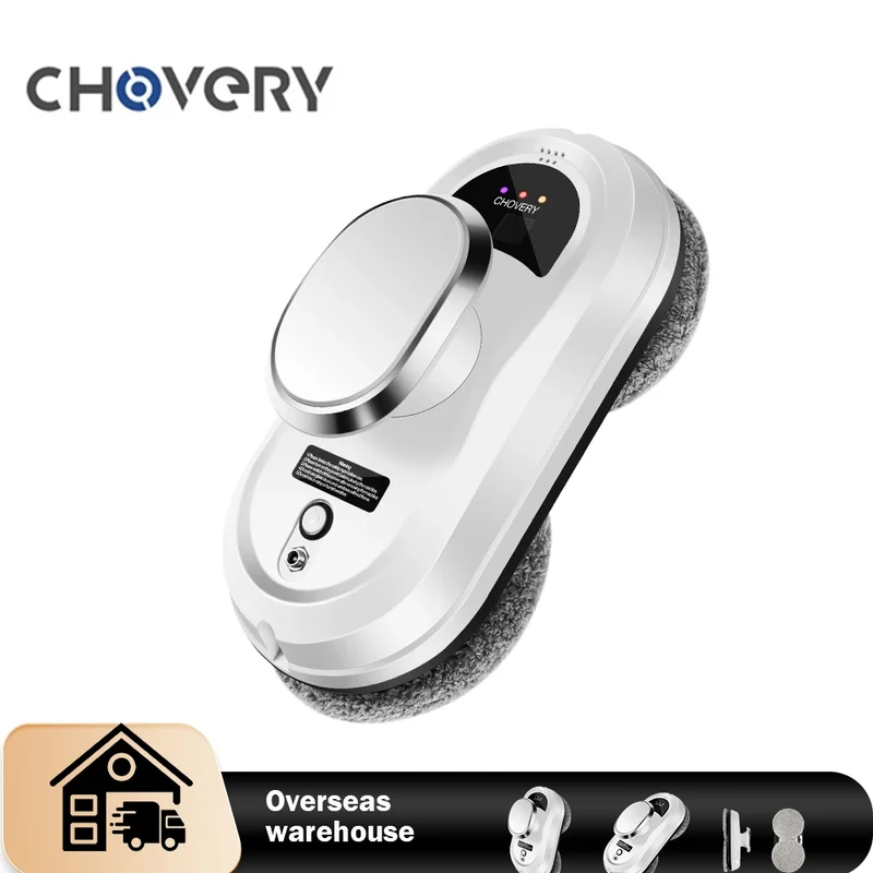 CHOVERY Electric Glass Cleaning Robot – Remote Control Window Cleaner for Windows & Glass Doors