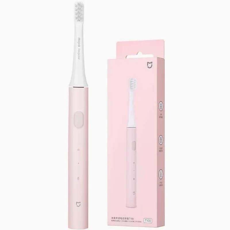 XIAOMI MIJIA T100 Sonic Electric Toothbrush – USB Rechargeable, IPX7 Waterproof, Ultrasonic Auto