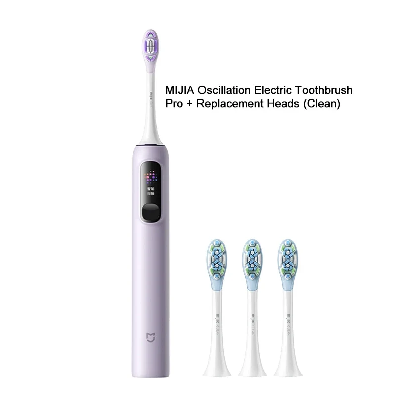 MIJIA Sonic Electric Toothbrush Pro – Smart 4 Modes, LED Screen, Travel Lock, IPX8, Long Battery Life
