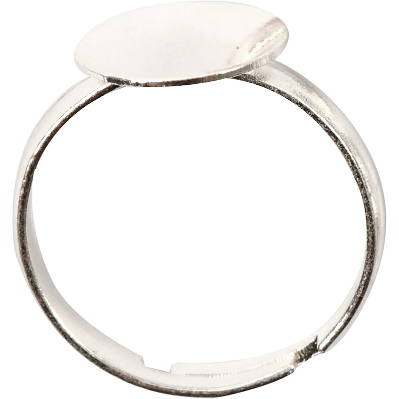 Fingerring, försilvrad, 15st./ 1 förp. [HOB-61311]