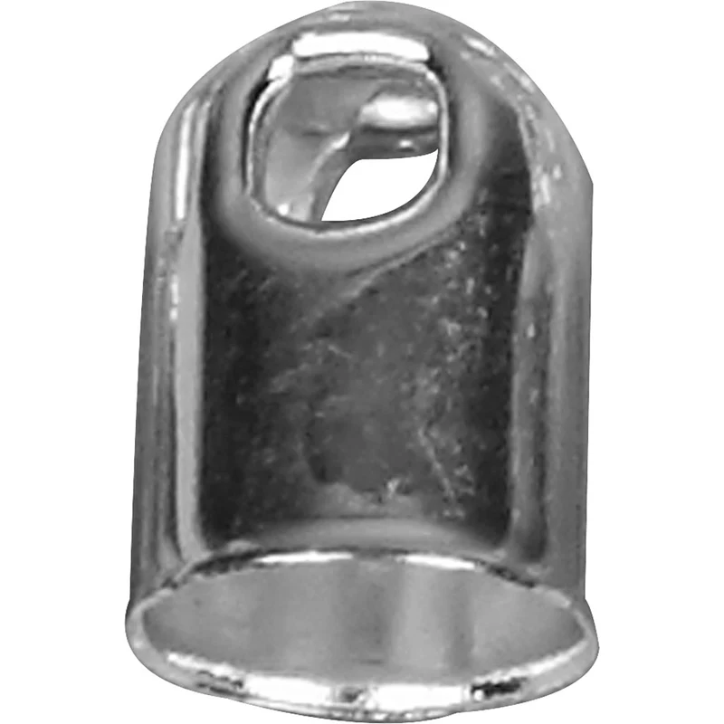 Avslutningshylsa, Dia. 6 mm, försilvrad, 6 st./ 1 förp. [HOB-613050]