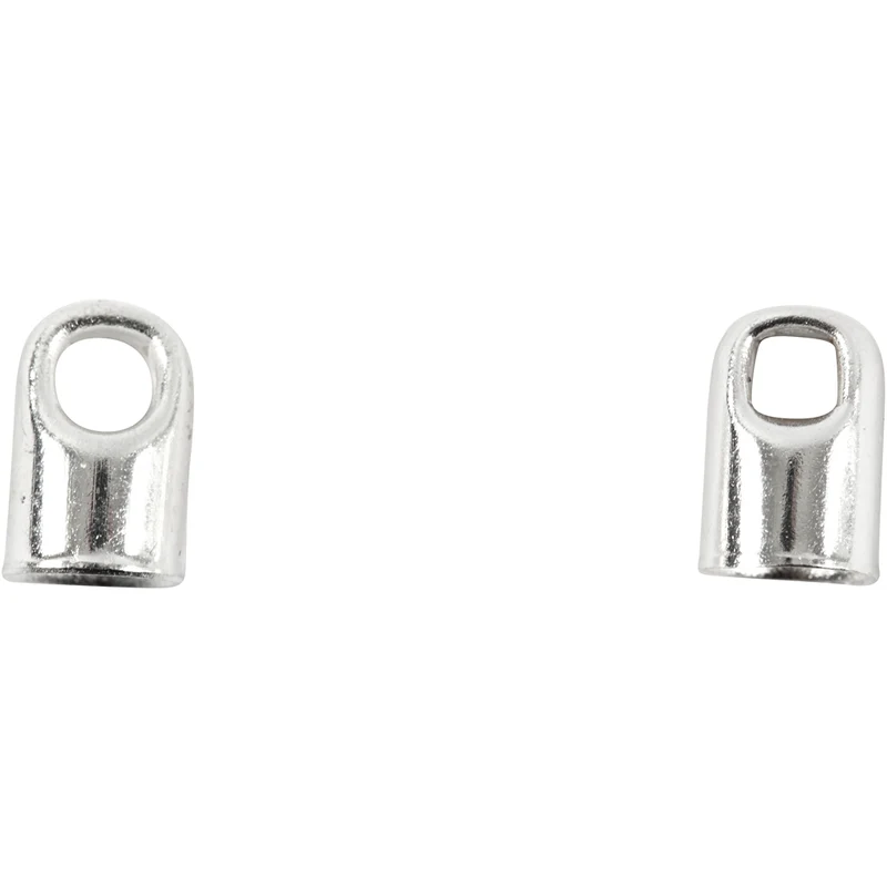 Avslutningshylsa, L: 7 mm, Dia. 4,5 mm, försilvrad, 8 st./ 1 förp. [HOB-613040]
