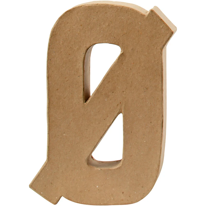 Pappbokstav, Ø, H: 20,5 cm, B: 14,5 cm, tjocklek 2,5 cm, 1 st. [HOB-26598]
